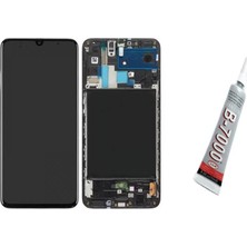 Vintessy Vıntessy Samsung A70,A705 Uyumlu Orijinal Ekran Dokunmatik Çıtalı (Siyah) B7000 Yapıştırıcı BZS01