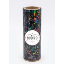 Velora Bolivo Premium Hobi Varak, El Sanatları, Dekorasyon ve Kendin Yap (Dıy) Süsleme Folyosu (Gümüş Camkırığı, 10 cm x 5 Mt)