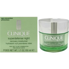 Velora Clinique Superdefense Night Recovery Moisturizer 50 ml Nemlendirici 1 Paket (1 x 50 Ml)