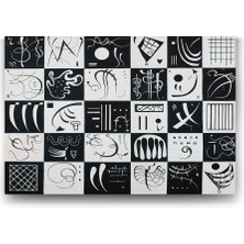 Velora Wassily Kandinsky - Thirty Tablosu - 90X60CM