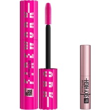 Velora Maybelline New York Lash Sensational Firework Maskara & Mini Lash Sensational Sky High Maskara 4.5 ml Makyaj Seti