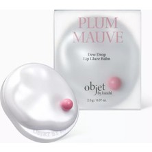 Velora Kundal Nemlendirici Parlak Bitişli Renkli Dudak Balmı Objet By Dew Drop Lip Glaze Balm (Plum Mauve)