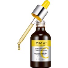 Velora Mıssha Leke Karşıtı Sıkı Görünüm Sunan C Vitamini Ampulü 30ML Vita C Plus Spot Correcting & Firming Ampoule