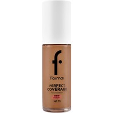 Velora Flormar Perfect Coverage Yoğun Kapatıcı Su Bazlı Fondöten (Sıcak Alt Ton) -136 Chesnut -8682536070652