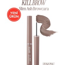 Velora Clıo Ultra Ince Fırçalı, Yoğun Pigmentli Kaş Maskarası Kill Brow Slim Ash Browcara (01 Ash Pink)