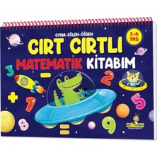 Oyna Eğlen Öğren - Cırt Cırtlı Matematik Kitabım: 3-6 Yaş (Sayılar, Şekiller, Saatler, Örüntüler, Toplama, Çıkarma, Sudoku)