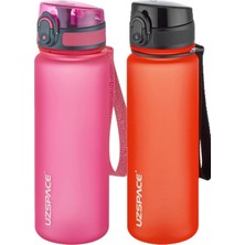Velora Uzspace 2'li Tritan Matara Seti 500 ml 14 Farklı Renk Seçeneği Fiftyfifty Pembe-F.red
