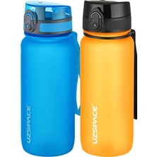 Velora Uzspace 2nanli Tritan Matara Seti 650 ml 14 Farklı Renk Seçeneği Fiftyfifty -Turuncu, Mavi-Turuncu