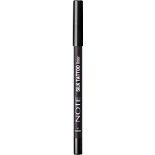 Velora Note Cosmetics Silk Tattoo Liner Suya Dayanıklı Ipeksi Jel Göz Kalemi - 01 Midnight