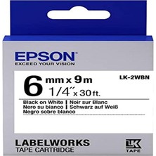 Velora Epson Ribbon LK-2WBN Siyah/beyaz