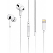 Velora Hepu Titan Series HP-TK02 Ios Lightning Kablolu Kulak Içi Kulaklık - Yüksek Kaliteli Stereo Ses Mikrofonlu ve Ergonomik Tasarımlı 1.2m iPhone Uyumlu Kulaklık