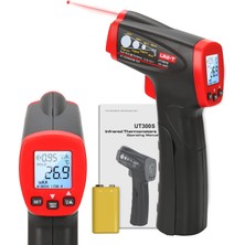Velora Unı-T UT300S Kızılötesi Termometre Ir Temassız Dijital Lazer Sıcaklık Tabancası -500 °F/-32~400 °c, Hvac Ev Onarım ve Bakımı Için, Insan Için Değildir