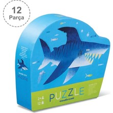 Velora Mini Puzzle, 12 Parça, Köpekbalığı Şehri, 2+ Yaş