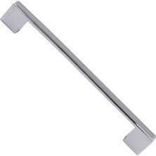 Velora BADEM10 Gölcük 160 mm Mutfak Kulpu Çekmece Dolap Kapak Kulbu Metal Kulp Mobilya Krom Renk Dolabı Kulpları