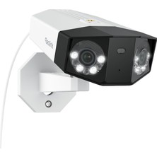Velora Reolınk Duo 3 Poe 16MP UHD Çift Lensli Poe Güvenlik Kamerası, 180° Panoramik Görünüm, Hareket Izleme, F1.6 Renkli Gece Görüşü, Kişi/araç/hayvan Algılama, 2 Yönlü Ses, 7/24 Kayıt Desteği