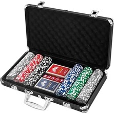 Velora Poker Seti - 300 Chip ve 100% Plastik Casino Kalitesinde 2 Deste