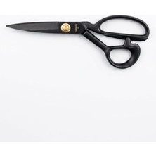 Velora Taksun Profesyonel Siyah Terzi Makası - Keskin Çelik Kumaş Makası - Deri, Tekstil ve Dikiş Için Ağır Hizmet Tipi Makas - Ergonomik Saplı (11'' Inç)