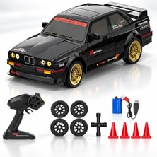 Velora Oyuncak Uzaktan Kumandalı 50 Km/h Hızlı Drift Araba Esp Denge Sistemli 370 Motorlu Şarjlı LED Işıklı Rc Araba 27,5 cm