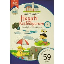 Revzen Kitap Adım Adım Hayatı Keşfediyorum 4 Yaş - Zeka Geliştiren 59 Soru