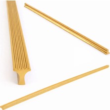 Velora Foça Parlak Altın Çekmece Kulp 992 mm 1 Adet Metal Dolap Kapağı Mobilya Kulpu Aksesuarı
