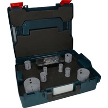 Velora Bosch 8 x Pro Multi Material Power Change Plus Delik Testeresi Seti – L-Boxx (Yumuşak Ahşap, Alçıpan Duvar Için, Ø 20, 30, 44, 60, 68, 114 Mm, Profesyonel Aksesuar Matkap/tornavida Için)