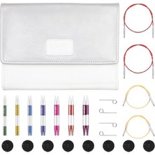 Velora KP42161 Örgü Şişleri: Değiştirilebilir: Deluxe: 7'li Set ve Aksesuar, Alüminyum, Sınıflandırılmış, 25,7 x 17 x 3,9 cm