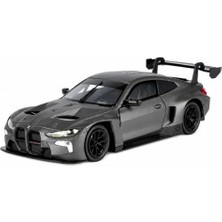 Velora Oyuncak Bmww-M4 Gt3 Model Die Cast Model Araba Kutulu Metal Gövde Gerçekçi Görünüm Koleksiyon Ürünü 1:24 Ölçek