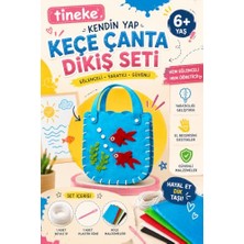 Velora Tineke Kendin Yap Keçe Çanta Dikiş Seti – Balıklı Model | Çocuk El Sanatları Hobi Seti | 6 Yaş+ 1 Ad