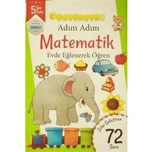 Revzen Kitap Adım Adım Matematik 5 Yaş - Zeka Geliştiren 72 Soru