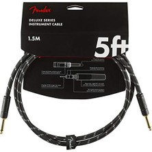 Velora Deluxe Series Instrument Cable Black Tweed - 1.5 Metre Enstrüman Kablosu