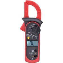 Velora Walfront 1999 Compte Pince Ampèremétrique UT200A Compteur De Résistance De Curcuit Basse Tension Numérique Avec Corde Et Sac De Rangement À Usage Domestique