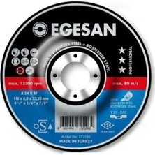 Velora Egesan 115 * 6 * 22 Inox Çapak Alma Taşı