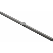 Velora Saral Çizgili Soft Füme Çekmece Dolap Kulp 800 mm Modern Metal Uzun Yapı Mutfak Gardrop Kulp