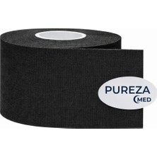 Velora Pureza Sporcu Bandı – Fitness & Antrenman Için Esnek Destek 5CMX5MT Sporcu Bandı (Siyah)
