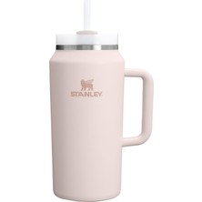 Velora Stanley Quencher H2.0 Flowstate Pipetli Termos 1.9 Litre - Pembe Kuvars (Rose Quartz) | Paslanmaz Çelik