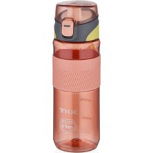 Velora Vagonlife Tkk Okul Su Matarası - Renkli - 700ML - Tritan Suluk Soft Touch (Pembe)