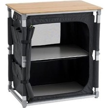 Velora Outwell Padres Storage Unit Bambu Portaatif Kamp Mutfağı