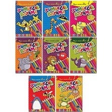 Yumurcak Boyama Kitabı (8 Kitap Takım)