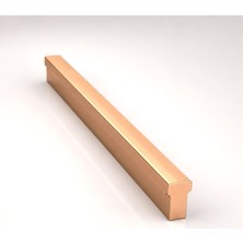Velora Özen 160 mm 16 cm Düz Bronz Metal Mobilya Kulpu Uzun Çekmece Dolap Kapak Mutfak Dolabı Kulbu