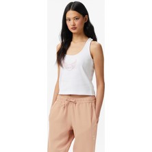 Velora Unıted4 Slim Fit Kadın Beyaz Atlet