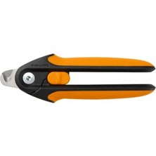 Velora Pet Büyük Tırnak Makası, Kedi ve Köpek Tırnak Makası, Yarı Dairesel Bıçak ve Softgrip Emniyet Kilidi, 5.7 Inç, Turuncu/siyah