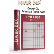 Velora Lover Box Çiftlere Özel Kazı Kazan Poster, 100 Yetişkin Aktivitesi, Premium Kalite, Koruyucu Kaplama