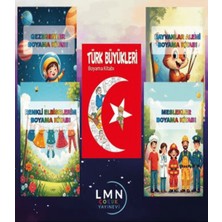 Liman Çocuk Yayınevi Eğlenceli Boyama Kitapları 5'li Set