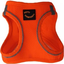 Velora Köpek Göğüs Tasması-Köpek Gezdirme Tasması-Vest Harness Tasması-Air Mesh (Hava Geçirgen) Göğüs Tasması (Small, Turuncu)