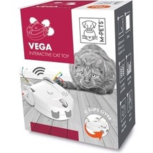 Velora Vega Interaktif Kedi Oyuncağı Beyaz