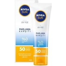 Velora Nıvea Sun Parlama Karşıtı Spf 50 Güneş Koruyucu Yüz Kremi 50 ml