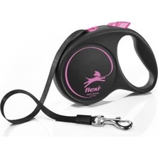 Velora Black Design M Beden Pembe 5mt Şerit Tasma