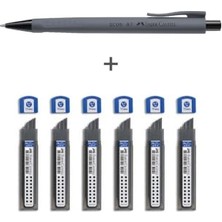 Velora Faber-Castell Econ Versatil, Urban 0.7 Uç& 6'lı Super Fine Min 2b 0.7 Uç, 7'li Yazım Seti