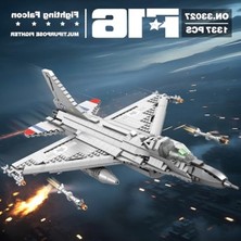 Esplendor F-16 Savaş Uçağı Yapı Seti, 1337 Adet Askeri Model Kiti, 14+