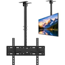 Velora 26-60 Inç Tv Tavan Askı Aparatı 40 kg Döner Eğimli HFC02